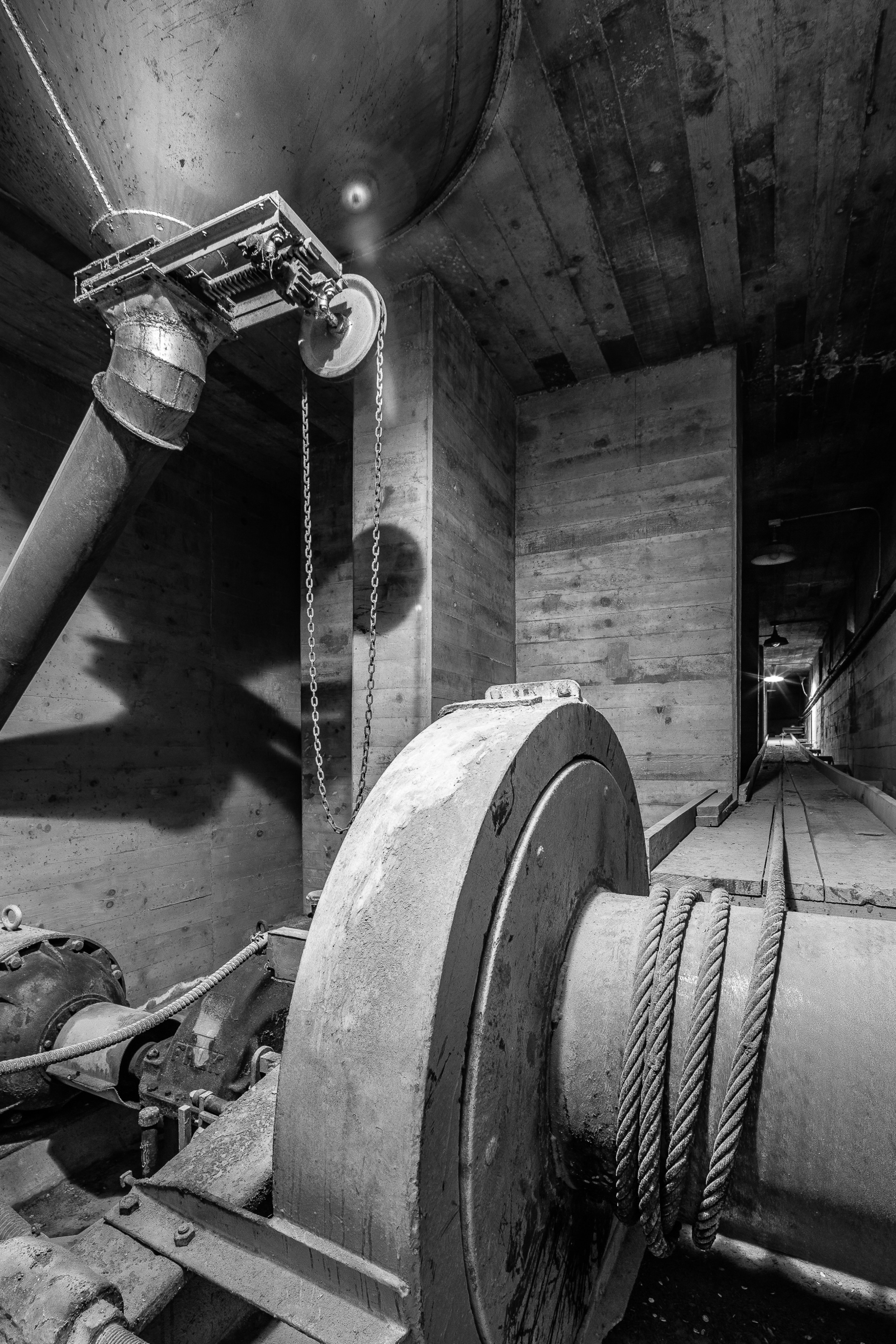 Giant Winch | Grange Feeds Silo/Modesto, CA | St. Stan's Brewing Co./Valley Interiors & Design